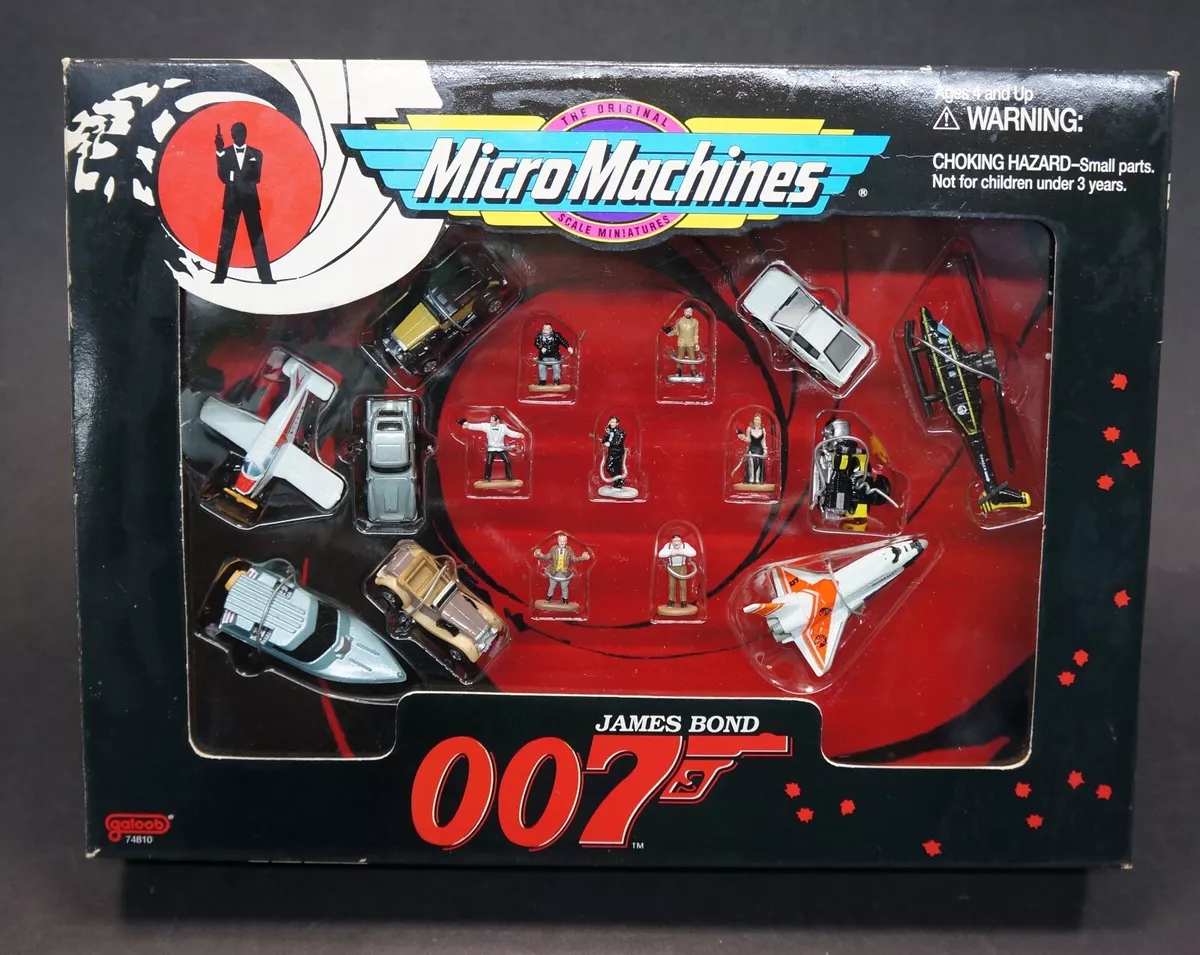 Micro Machines James Bond 007 Set Goldfinger Moonraker Spy who