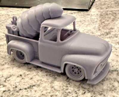 Ford F100 toon style model. Optional Christmas tree