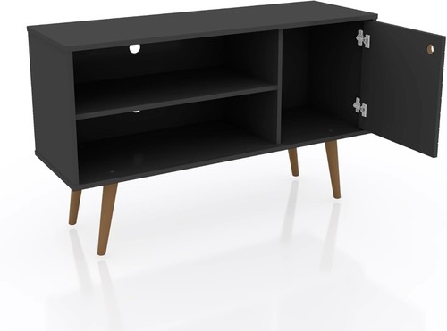 43" Liberty Mid-Century TV Stand with Shelves - Ideal for Living Room & Bedroom - Picture 6 of 12