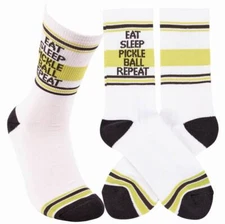 Primitives By Kathy Eat Sleep Pickleball Socks