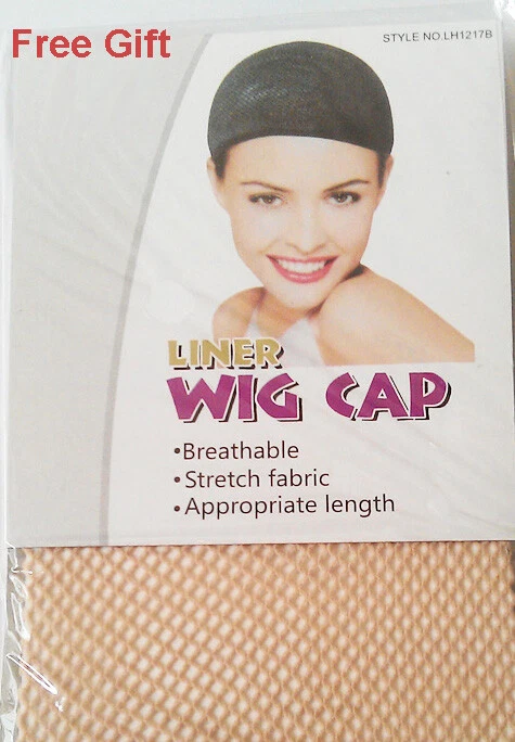 Venta Caliente Moda Sexy Largo Multicolor Recto Mujeres Dama Niña Peluca de Pelo Pelucas + Gorra Foto 3 de 3