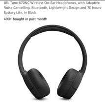 JBL Tune 760NC Wireless Bluetooth Over the ear Headphones - Black (JBLT760NCBLK)