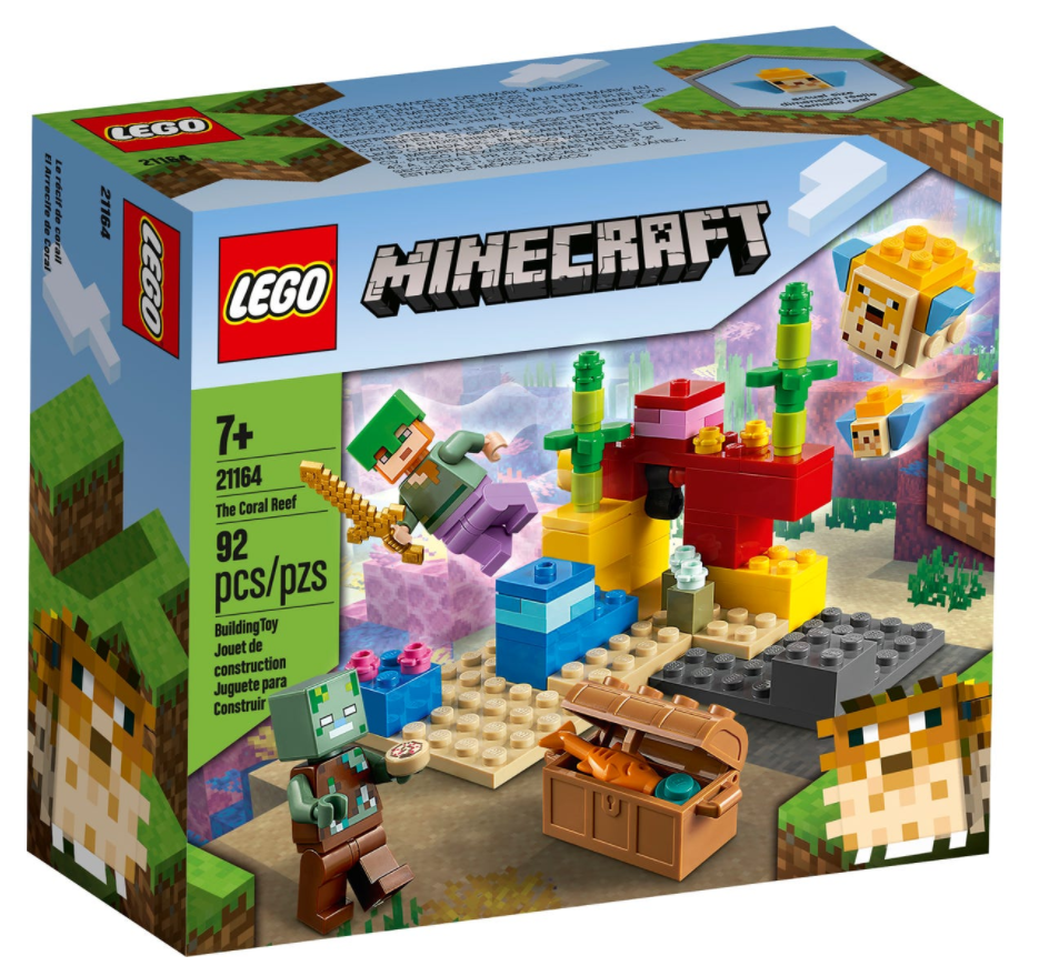 🐠 LEGO Minecraft 21164 Das Korallenriff Neu OVP 92 Teile 🐠 - Bild 5