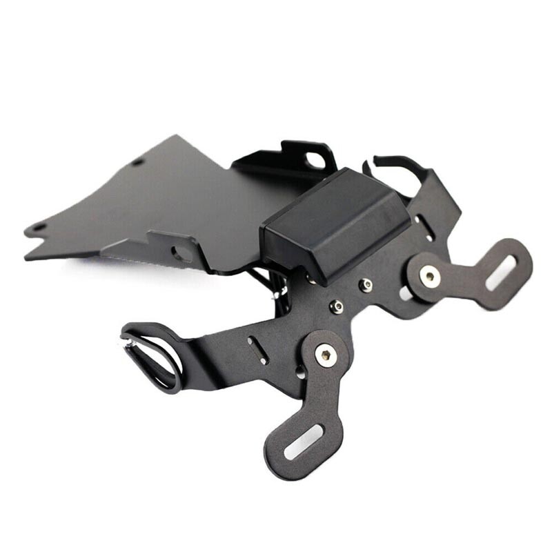 Support plaque SMB MOTO PARTS YAMAHA FZ6 inclinaison réglable avec support clignotants intégrés