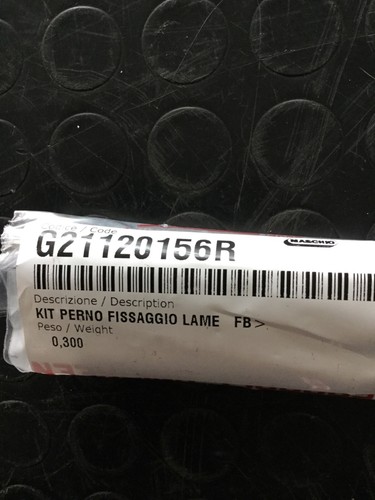 GASPARDO KIT perni fissaggio lame ORIGINALI x FB 925 940 FBR FIORE - Foto 4 di 5