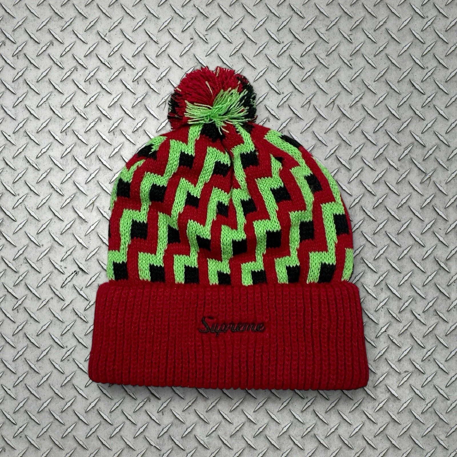Bonnet manchette tricot style vintage suprême