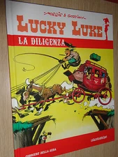 Comic No. 1 The Diligence Lucky Luke Goscinny - Morris Newspaper / Courier