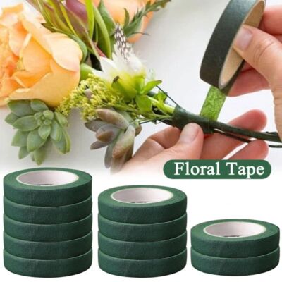 Strauß Florales Stamm band Selbst klebend Florist grüne Bänder Wrap
