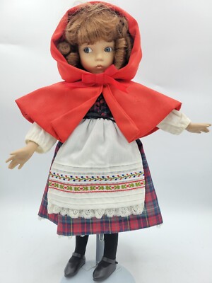 Little Red Riding Hood Porcelain Doll by Edwin Knowles 