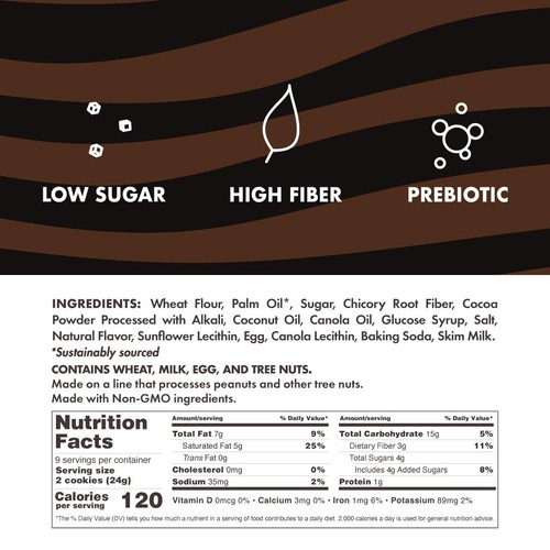 Rip Van Romeos Dark Chocolate Fudge Cookies - Low Sugar Cookies - Healthy Ket... - Afbeelding 6 van 6