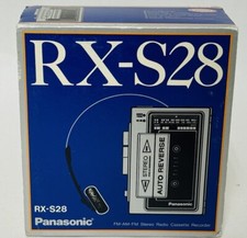 Panasonic RX-S28 AM/FM Stereo Cassette Player - For Parts - W/Box