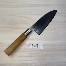 Japanese knife, small Deba, #807, used, steel, made in Japan 125/240mm 143g
