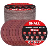 125Mm 8 Loch Schleifscheiben Klett SchleifbläTter Schleifpapier Rot Exzenter De