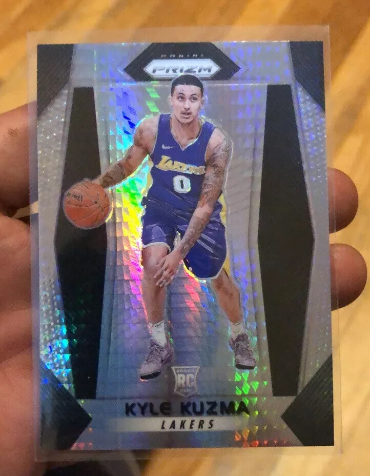 2017-18 Kyle Kuzma Panini Prizm Silver Hyper SP #283 RC Rookie Card Lakers 📈🔥