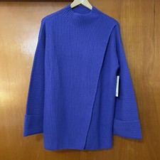 Athleta Azalea Sweater Blue Purple Size Small Wool Cashmere