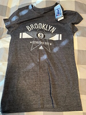 Brooklyn Nets Women s Adidas NBA 4Her T-Shirt - Large