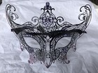 Insignia Angelique Lilac Venetian Mask, Masquerade, Italian Hand Made, Swarovski