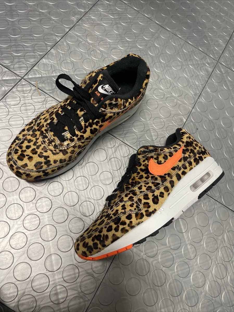 Size 7 Nike Air Max 1 DLX x Atmos Animal Pack Leopard 2019