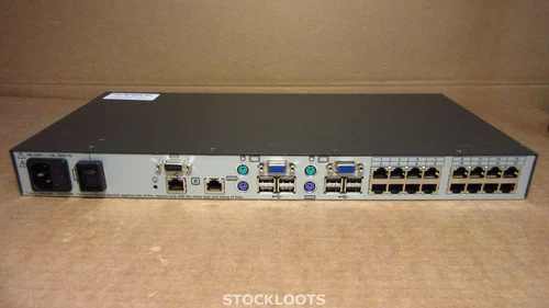 HP 408964-001 Server Console Switch Virtual Media 2x16 KVM Switch 16 Ports PS/2 