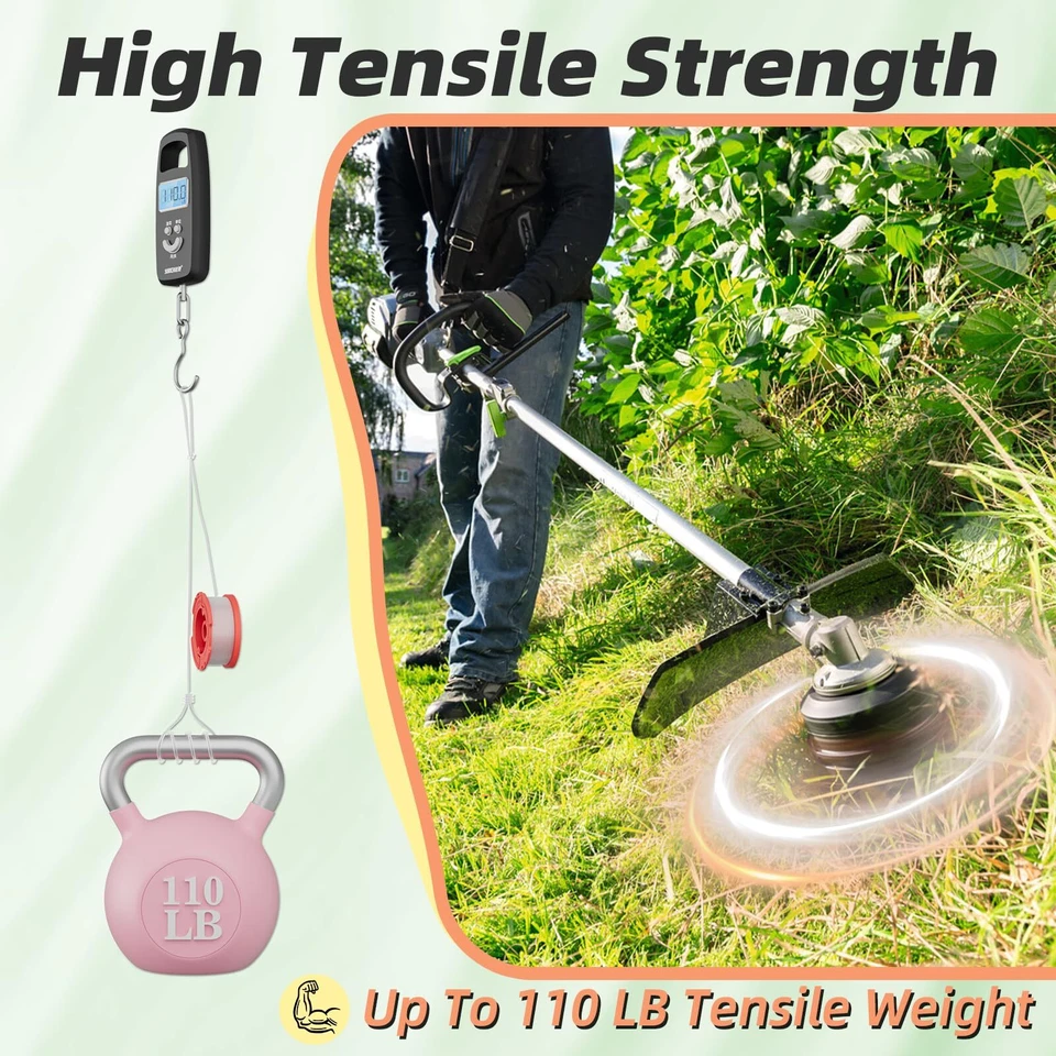 10 Pcs CMZST0653 String Trimmer Spools Compatible with Craftsman Weed Eater CMCS - Image 3 of 4