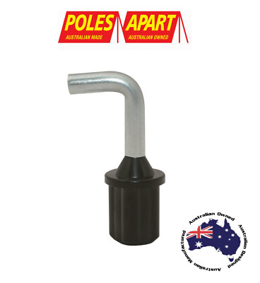 10 x 19mm Bent Spigot  /  90 degree Bent Tent Pole Spigots #575