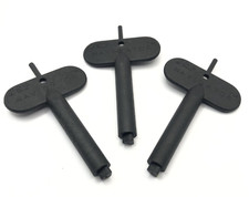 JSP Navigator Triangular Black Road Traffic Barrier Key Open Tool. Pack of 3.