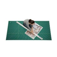 Self Healing Cutting Rubber Mat Green/black Will Remain Smooth For Paper (12x18) Self Healing Cutting Rubber Mat Green/black Will Remain Smooth For Paper (12x18)