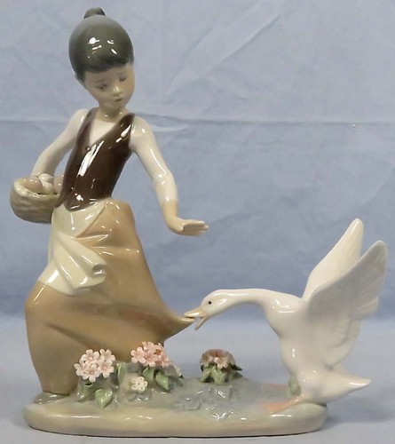 Vintage Lladro Figurine Aggressive Goose Retired Juan Huerta 1974-1995 8 3/4"