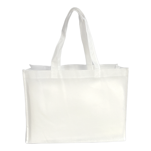 Bolsas de Compras Bolsos de Mano Reutilizables Reciclables Regalo y Bolsa de Promoción, Med, Paquete de 10 - Imagen 6 de 8