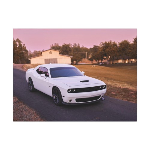 Dodge Challenger High Resolution Museum Quality Horizontal Canvas Print #004 - Picture 3 of 10