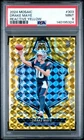 140195324 Drake Maye 2024 Panini Mosaic #303 Reactive Yellow Prizm RC PSA 9