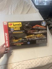Auto World Loves Truckin' Across America Electric Racing Slot Car Set