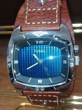 [Remplacement de la pile neuve] Rare montre carrée à cadran LCD FOSSIL BIGTIC