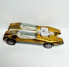 Hot Wheels Redline 1969 Splittin Image - Gold w White Interior Original 60s Car