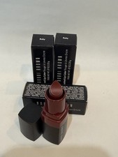Bobbi Brown Crushed Lip Color RUBY Lipstick Balm .07 oz/2.25g Travel Size New X3