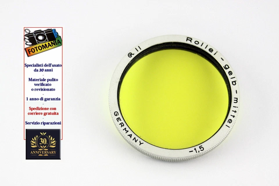 Rollei Filter Colour Yellow for Rolleiflex F2.8 Rii - Image 3 of 4
