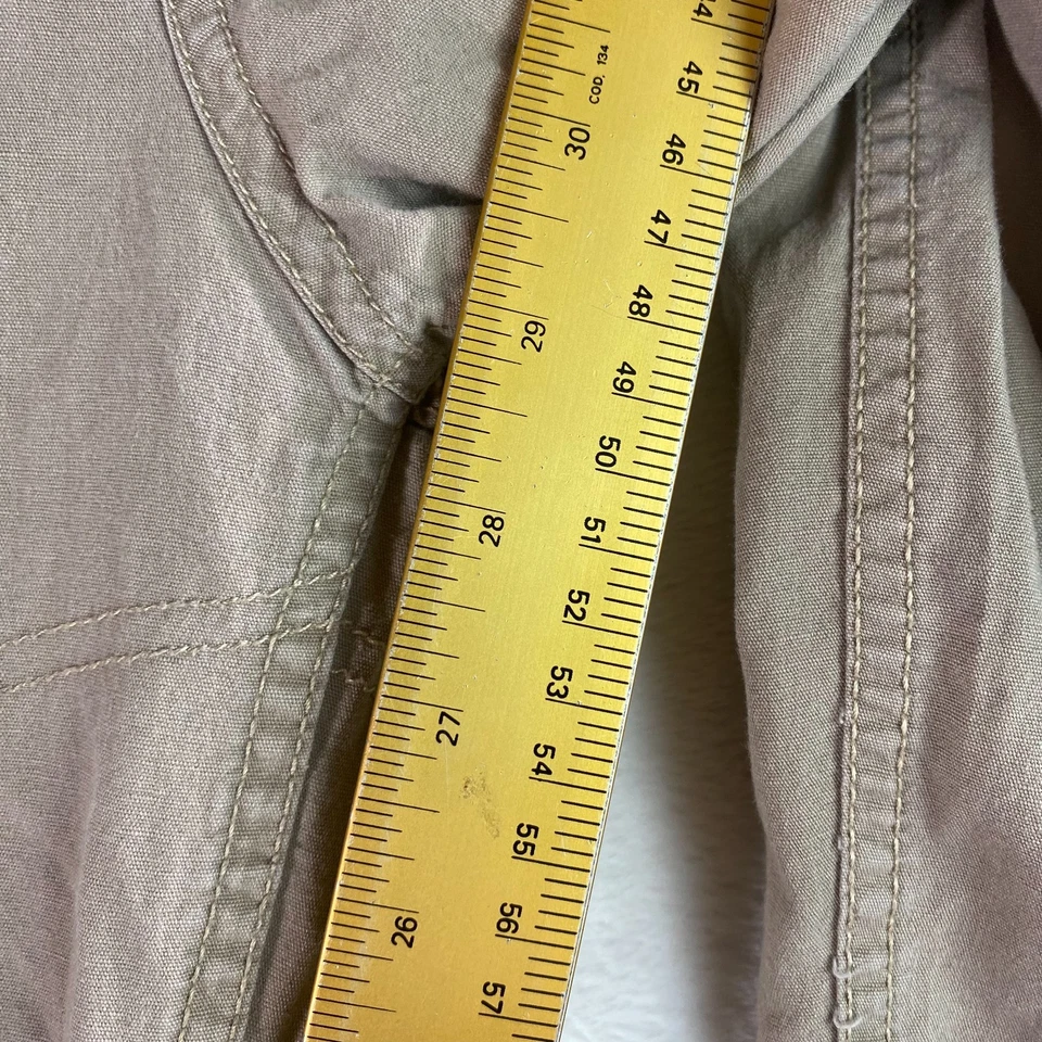 Ralph Lauren Polo RL 1967 Pantalones Carga Niños 16 27x28.5 Caqui Beige Frente Plano Foto 3 de 4