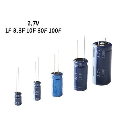 2,7V Super Kondensatoren Farad Capacitor 1F 3,3F 10F 30F 100F Superkondensator