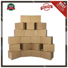 UBMOVE Medium Moving Boxes 18x14x12 Inch 20 Pack Corrugated Shipping Storage Box