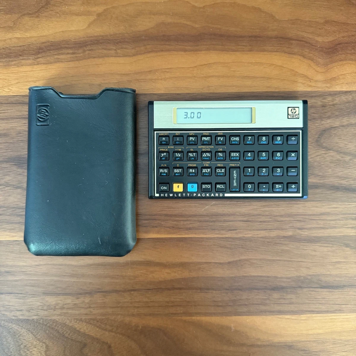 Calculatrice HP 12C Vintage – Made In Malaysia 1980's – Fonctionnelle