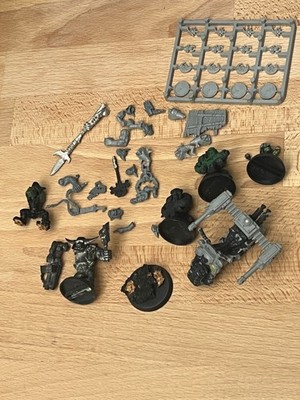 Warhammer 40k Ork, Orc, Mixed lot oop Warbike, Nob, Boyz, Fantasy Bits