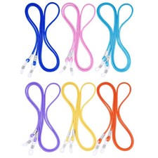 BILIONE 6 Pcs Eyeglasses Strap for Men Women, Premium Woven Wax Eye Glasses ...