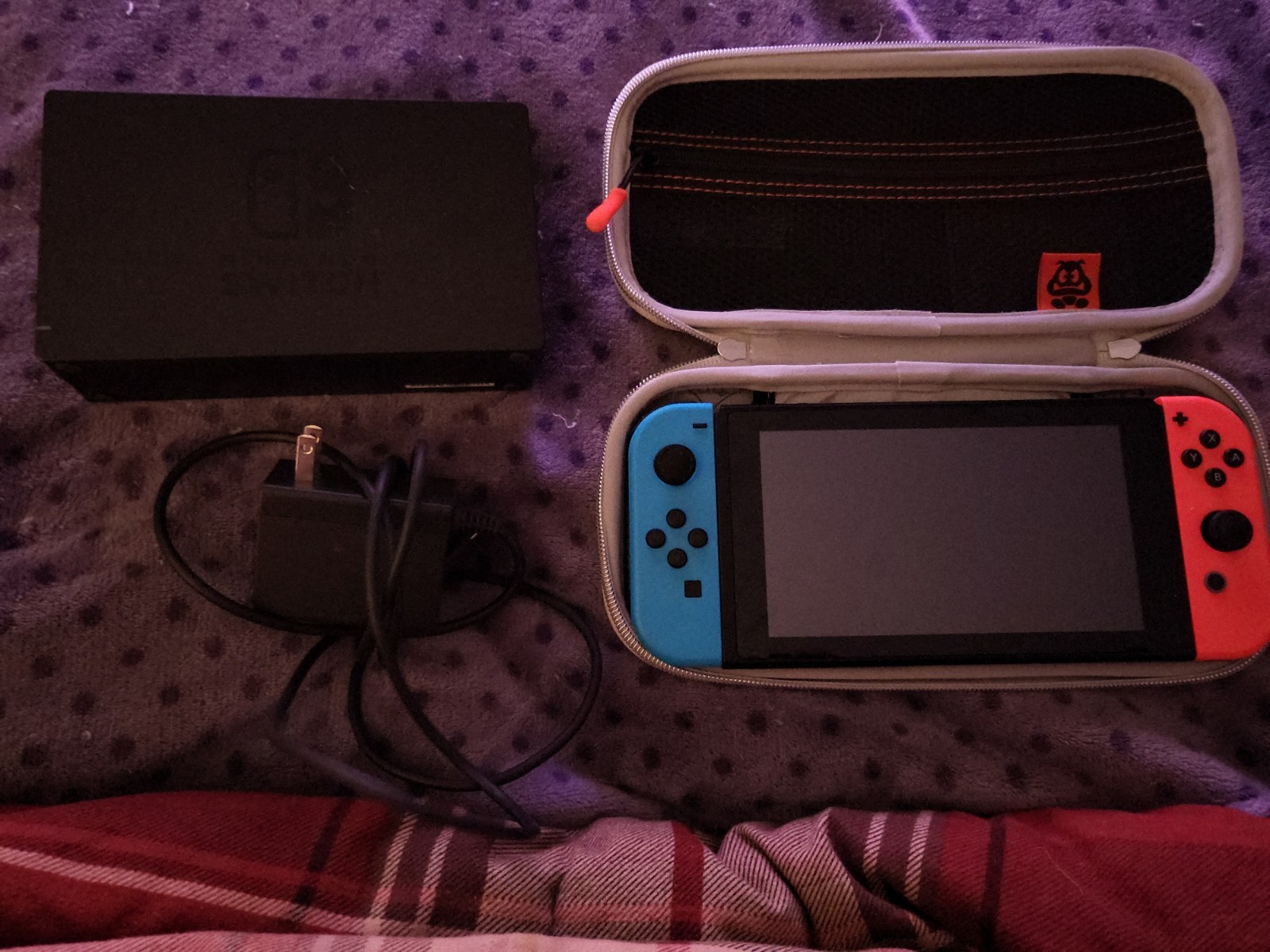 Nintendo Switch 32GB Handheld Console - Neon Red/Neon Blue