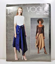Vogue Wrap Skirt New Uncut Pattern V1787 B5 Misses' US Sizes 8-16 B63