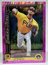 Jared Jones #541 - 2025 Topps Series 2 Pink Holo Foil Parallel SP SSP /1200