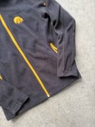 Columbia Iowa Hawkeyes Fleece Zip Up Jacket Size Medium NCAA Black Yellow — photo 2