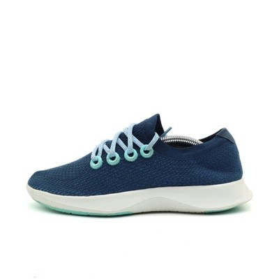 Allbirds Damen Tree Dasher Schuh blau Textil Low-Top atmungsaktiv Sneaker EU 38