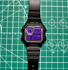 Las mejores ofertas en Relojes de Pulsera Digital Caja Enchapada