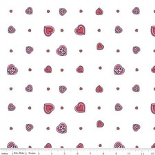 Barbie Malibu Hearts White Cotton Fabric Pillowcase