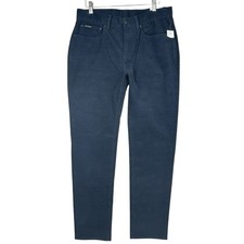 Brooks Brothers Mens Corduroy Pants Slim Fit Navy W33 L32 Stretch NWT